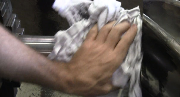 No Bond masking compound removal from coated part